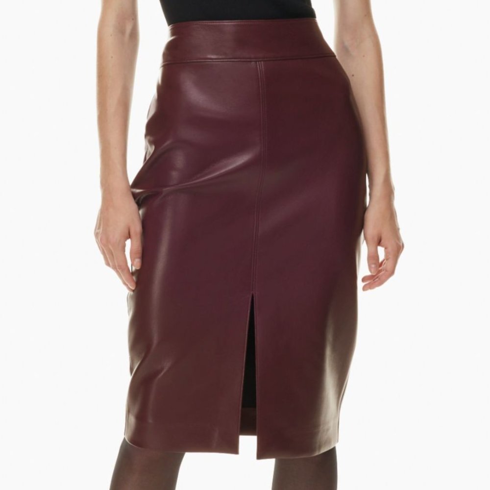 NWT Aritzia Babaton Pegu Skirt Midi